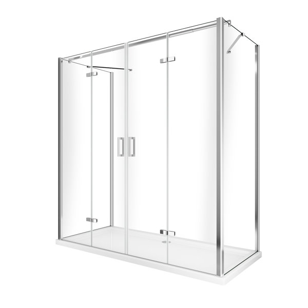 Ebern Designs Gortt Rectangular Shower Enclosure Wayfair.co.uk
